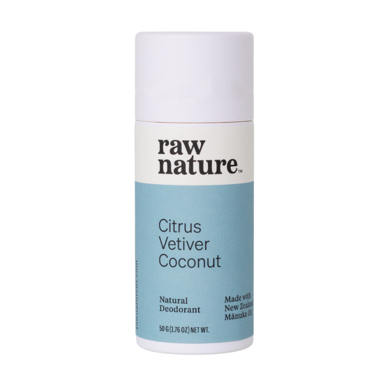 Raw Nature - Natural Deodorant - Citrus Vetiver